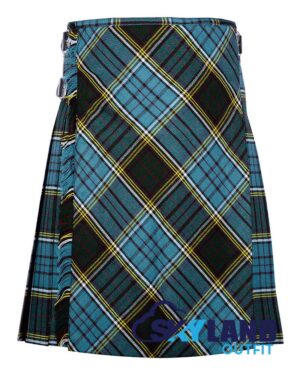 Anderson Tartan Kilt Traditional 8-Yard Scottish Kilt with Bias Cut
