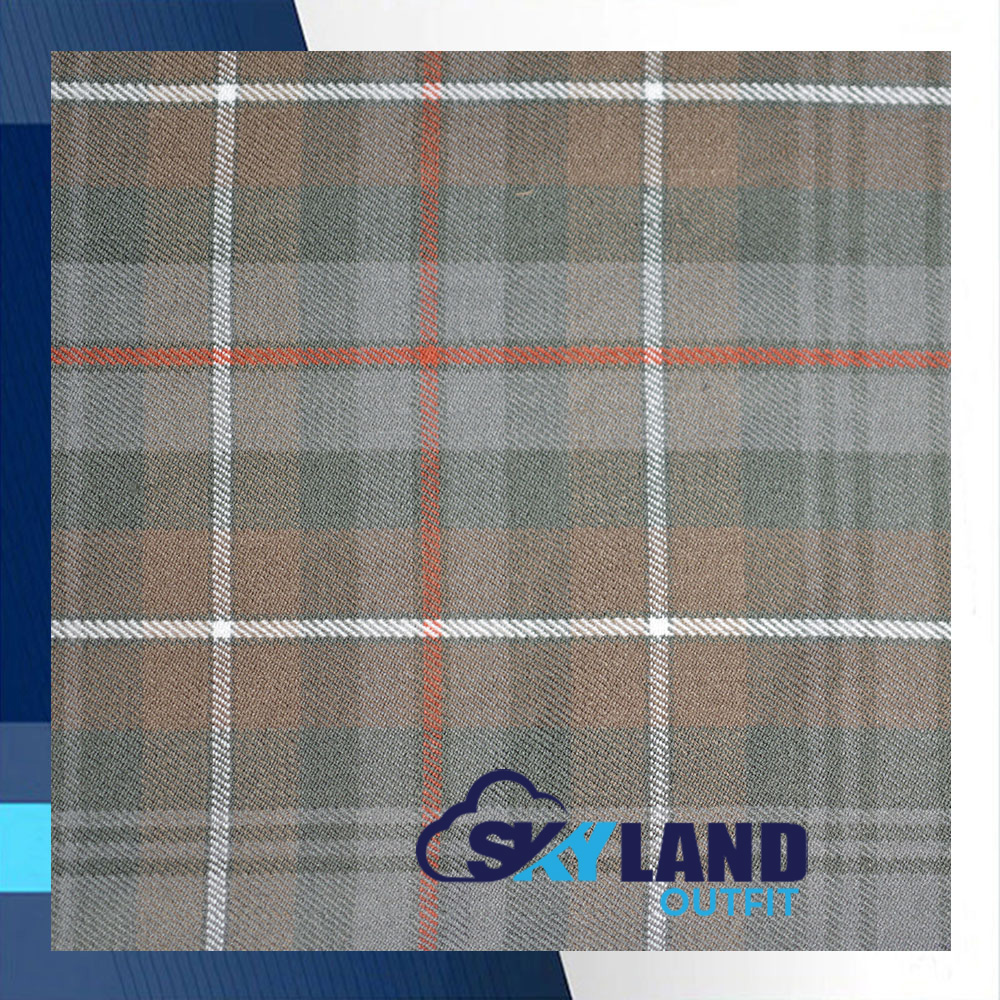 Mackenzie Weathered Tartan Fabric By the Yard