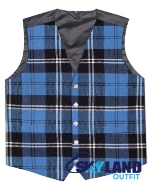Ramsey Blue Hunting Tartan Waistcoat