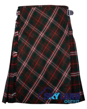 Scott Hunting Tartan Kilt Traditional 8-Yard Kilt with Bias Cut