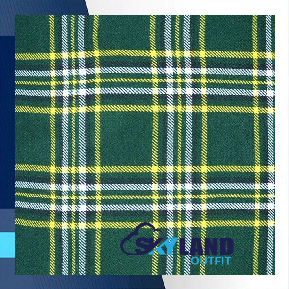 St. Patrick Tartan Fabric By the Yard
