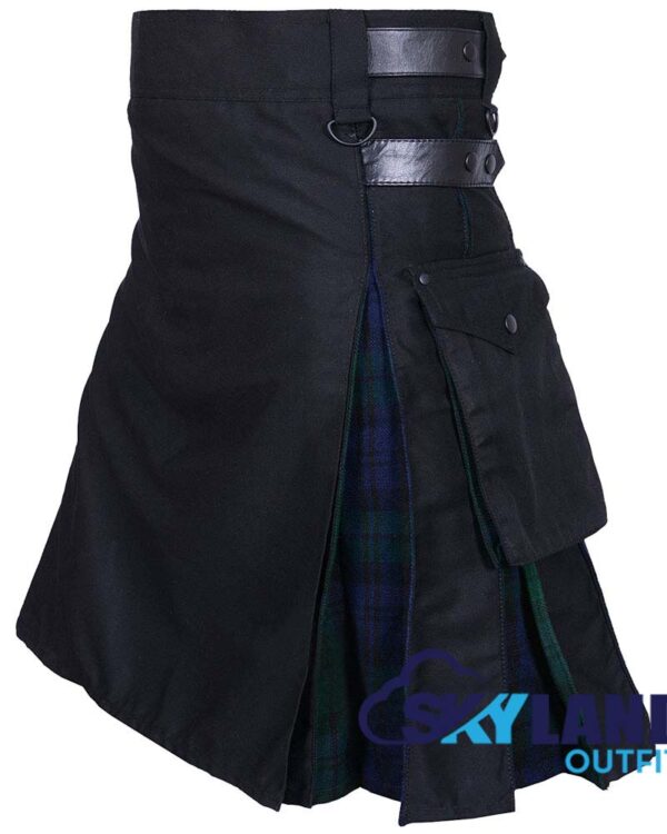 Hybrid Utility Kilts - Black Watch Tartan