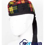 Buchanan Tartan Glengarry Hat Traditional Scottish Cap