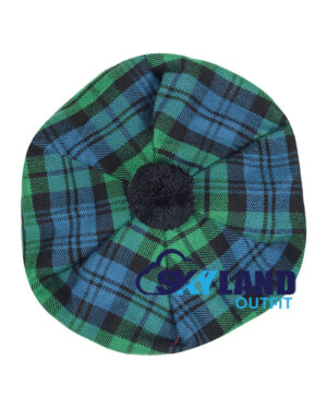 Campbell Ancient Tartan Tam o' Shanter Scottish Flat Bonnet - Image 3