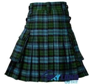 Campbell Ancient Tartan Kilt Modern Utility Kilts - Image 3