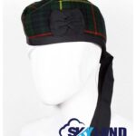 Hunting Stewart Tartan Glengarry Hat Traditional Scottish Cap