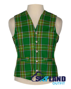 Irish Heritage Tartan Waistcoat