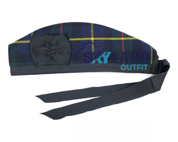 MacLeod of Harris Tartan Glengarry Hat Traditional Scottish Cap