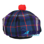 Tammy Hat Flat Bonnet Masonic Tartan