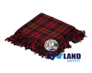 MacDonald Tartan Kilt Fly Plaid