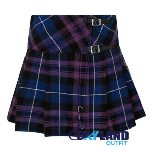Pride of Scotland Tartan Mini Billie Kilt Girls Modern Kilt Skirt