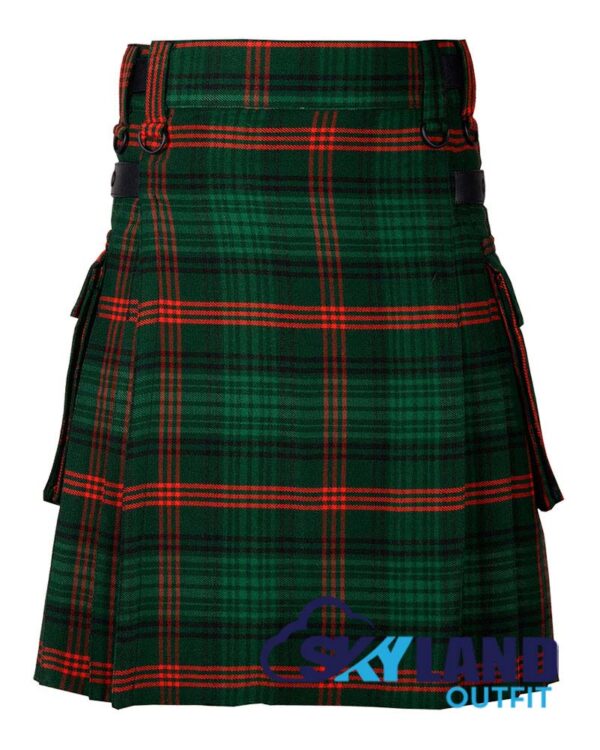 rose-hunting-tartan-utility-kilt-front.jpg Ross Hunting Modern Tartan Utility Kilt