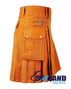 Saffron Tartan Kilt Modern Utility Kilts - Image 3