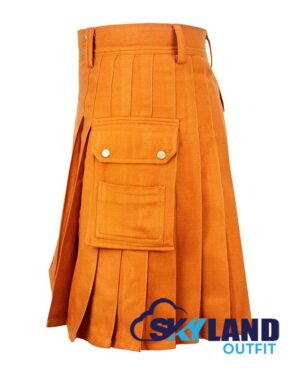 Saffron Tartan Kilt Modern Utility Kilts - Image 4