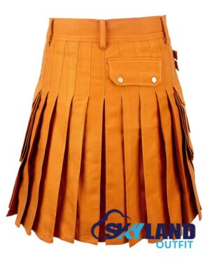 Saffron Tartan Kilt Modern Utility Kilts - Image 5