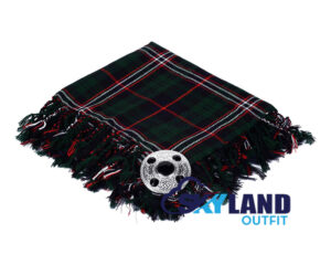 Scottish National Tartan Kilt Fly Plaid