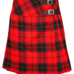 Scottish Rose Tartan Mini Billie Kilt Girls Modern Kilt Skirt
