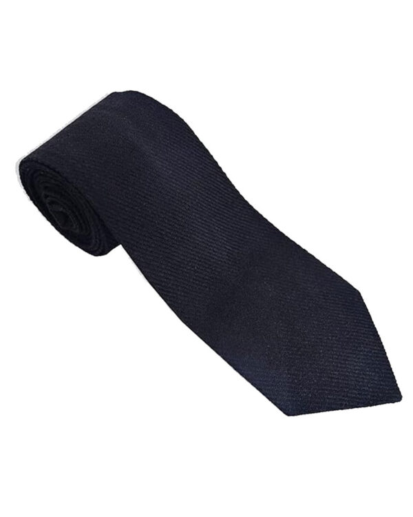solid-black-necktie-1.jpg Solid Black Tartan NeckTie