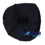 Solid Black Tam o' Shanter Scottish Flat Bonnet Hat