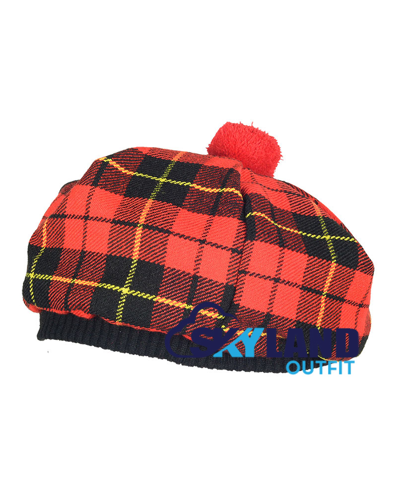 Tammy Hat Flat Bonnet Wallace Tartan